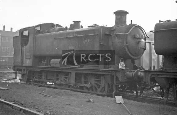 CH00791 - Cl 9400 No. 8472 at Swindon shed 6/11/60