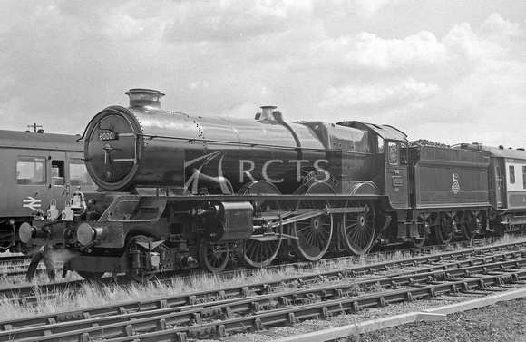 FAI2288 - Cl 6000 No. 6000 "King George V" at Bulmers Sidings, Hereford 23/8/69