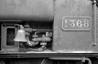 CH01304 - Detail of loco bell on Cl 1366 No. 1368 at Weymouth Quay 5/8/61