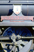 RE00378CVF - CL WC® No. 34040 'Crewkerne' (detail of nameplates) c 1960s