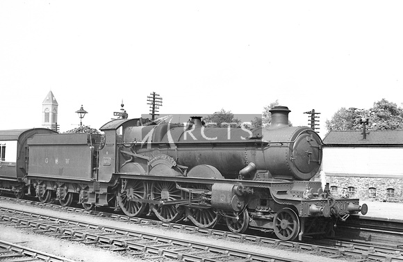 PHW0378 - Cl 4000 No. 4041 'Prince of Wales' (with elbow steam pipes) at Oxford 28/7/48