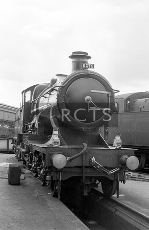 NB01471VF - Cl 3440 No. 3440 'City of Truro' (carrying an RCTS badge) at Swindon c late 1950s