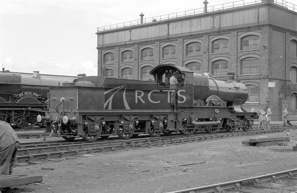 NB01480 - Cl 3440 No. 3440 'City of Truro' at Swindon c late 1950s