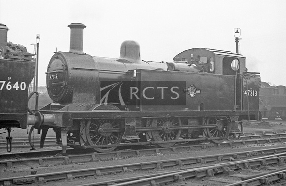 CH00975 - Cl 3F No. 47313 at Derby shed 26/3/61