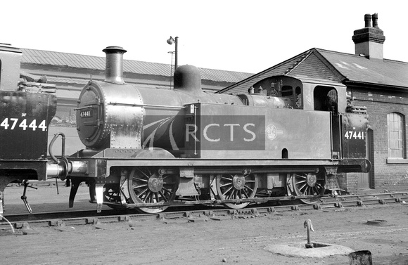 CH01547 - Cl 3F No. 47441 at Derby shed 4/3/62