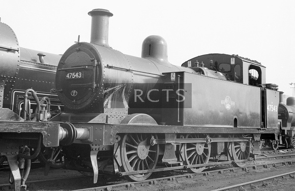CH01544 - Cl 3F No. 47543 at Derby shed 4/3/62
