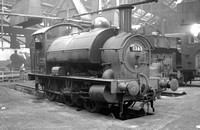 NB00587 - Cl 1361 No. 1365 in Swindon shed 3/11/57