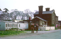 MART028C - Delamere station viewed from the approach road 29/4/67