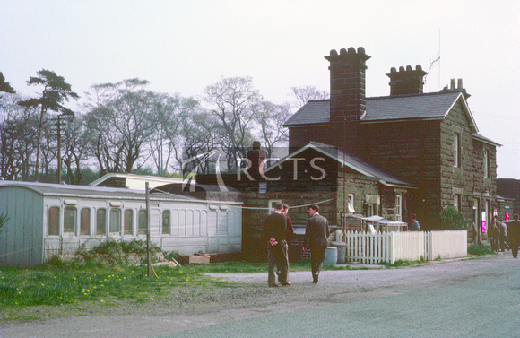 MART028C - Delamere station viewed from the approach road 29/4/67