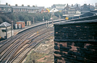 LAN0203C - General view of Birkenhead Central station c March 1973