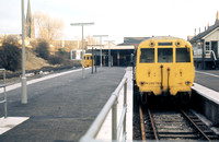 LAN0222C - View along the platform at Birkenhead Park station c May 1973