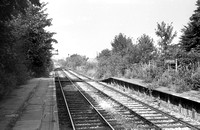 PG00176 - View looking north west from the platform end at Gateacre station c 1970s