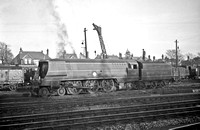 JAY0054 - Cl MN No. 35011 'General Steam Navigation' at Bournemouth Central 30/11/50