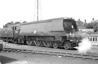 JAY0266 - Cl MN No. 35018 'British India Line' at Bournemouth Central 20/7/52