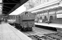 CUL0292 - Cl 3100 No. 3101 on the traverser at Birmingham Moor Street station 3/7/57