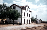 CH06797C - Hihojosa de Duero station building on the former La Fuente de San Esteban to Barca d'Alva line between Spain and Portugal 3/9/67