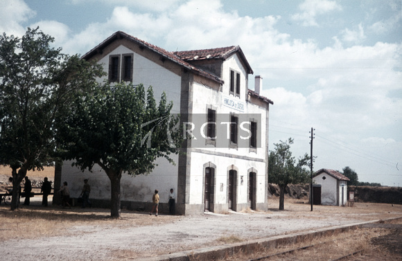 CH06797C - Hihojosa de Duero station building on the former La Fuente de San Esteban to Barca d'Alva line between Spain and Portugal 3/9/67
