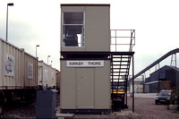 HU05394C - End view of the new Kirkby Thore signal box 14/9/95