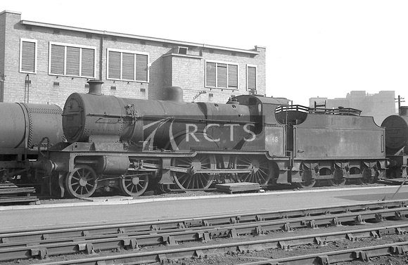 CH01536 - Cl 4P No. 41168 awaiting scrapping at Derby Works 4/3/62