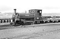 AW00027 - 0-4-0ST 'Blanche' in the sidings at Port Penrhyn 18/9/53
