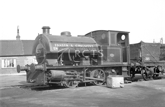 AW00013 - 0-4-0ST No. V103 at Fraser & Chalmers Engineering Works 17/2/65