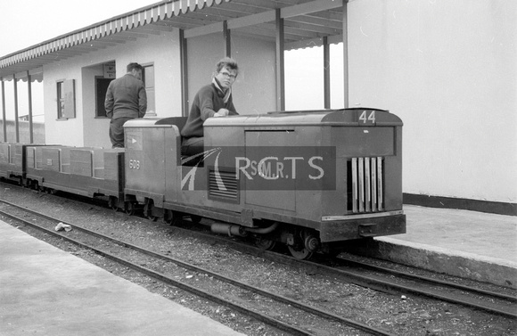 CUL1974 - Loco No. 608 at the Southsea Miniature Railway 17/4/68