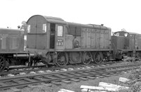 CUL0881 - 0-6-0 diesel No. WD883 at Bicester Military Railway shed 3/6/56
