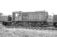 CUL0882 - 0-6-0 diesel No. WD883 at Bicester Military Railway shed 3/6/56