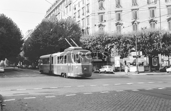 FAI2495 - Tram 7029 in Rome 3/10/71
