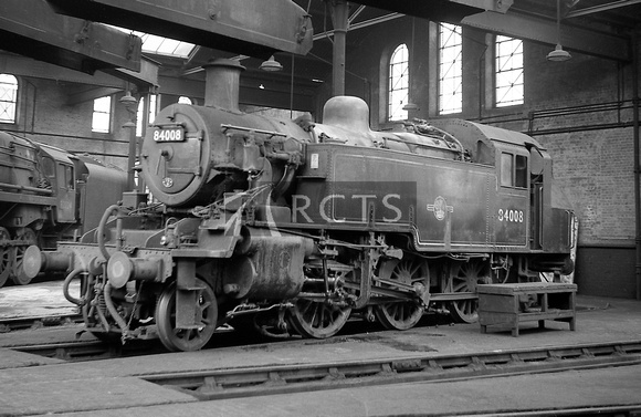 CH04837 - Cl 2MT No. 84008 in Wellingborough shed 14/7/63