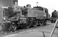 JAY2509 - Cl 2MT No. 84029 at Neasden shed 15/8/57