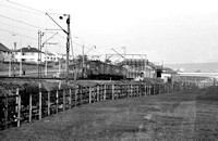 BRO0300 - MBSO (ex LNWR (Siemens stock, unidentified) converted to 6.6kv AC from 4-rail DC for Lancaster-Morecambe 50hz AC experiment at Lancaster Scale Hall c 1956 - 62