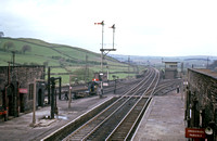 CC00409C - View looking north from the platform ends at Tebay station c late 1960