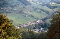BEL0073C - Matlock Bath station viewed from above, October 1962