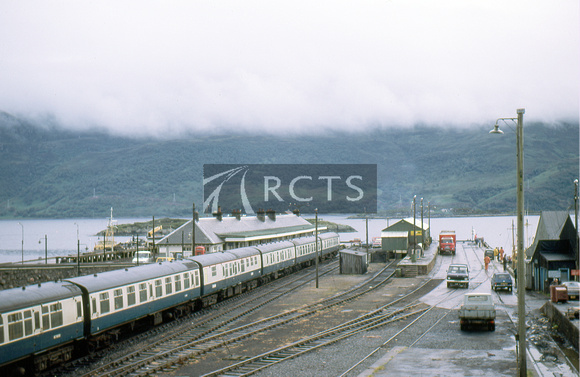 BEL0124C - General view of Kyle of Lochalsh station, July 1978