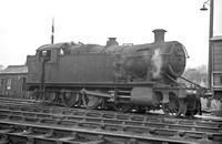 CH02488 - Cl 4200 No. 4247 at Tondu (straight frame & outside steam pipes) 22/2/64