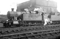 JAY1188 - Cl 4200 No. 4255 at Ebbw Junction shed 2/3/55