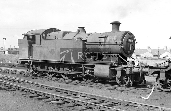 JAY2466 - Cl 4200 No. 4248 at Cardiff Canton shed 14/9/57