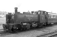 DUN1328 - Cl VoR No. 9 'Prince of Wales' departing Aberystwyth station 7/7/58