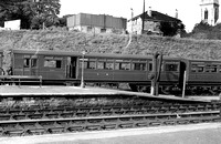CUL0696 - LSWR gated motor train DCO S6548S at Plymouth Friary 10/9/53