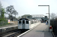 GLE0614C - Underground unit No. 594 at Debden station 19/4/76