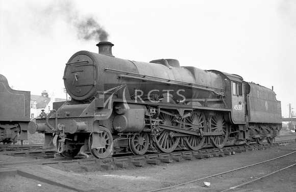 CH01109 - Cl 6P No. 45687 'Neptune' at Ardrossan shed 22/5/61