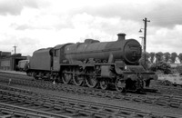BRO0519 - Cl 6P No. 45613 'Kenya' at Carlisle Kingmoor shed c early 1960s