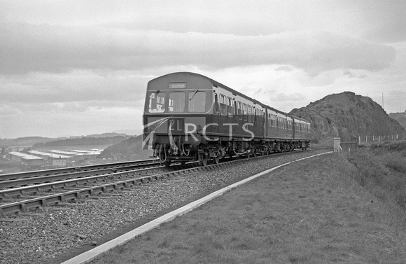 CH02926 - Cl 103 DMBS No. Sc51248 forming the 1505 Kirkaldy to Glasgow service at North Queensferry 16/4/65