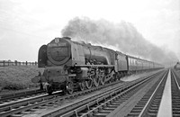 CAR0484 - Cl 8P No. 46239 'City of Chester' on the 'Royal Scot' c late 1950s/early 1960s