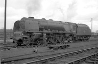 CH01368 - Cl 8P No. 46257 'City of Salford' at Polmadie shed 18/8/61