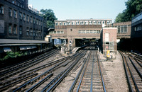 MJB0687C - Earls Court station viewed from a train 12/9/71