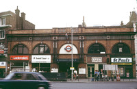 JFR0907C - Hammersmith station exterior (District line) c July 1977