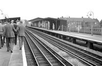 CUL1597 - View along the platforms of North Harrow station 15/9/62