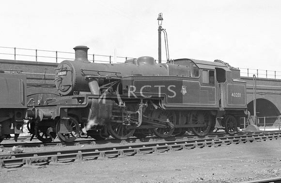 JAY1920 - Cl 3P (Stanier) No. 40201 at Widnes 31/7/56